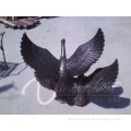 outdoor sculpture decorative garden statue bronze swan